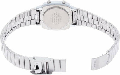 Casio Ladies Digital Stainless Steel Bracelet Watch - LA670W-1DF