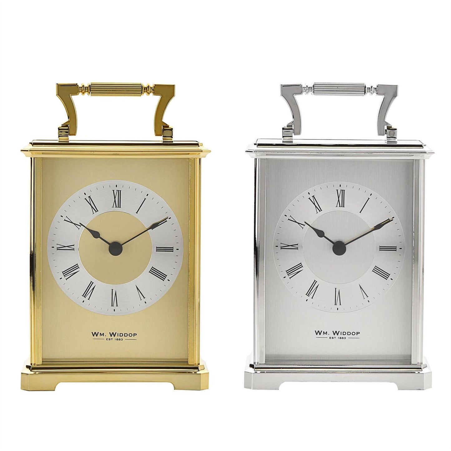 Widdop Carriage Clock Available Multiple Colour