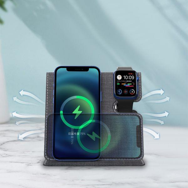 Earldom 3-in-1 Foldable Wireless Charger