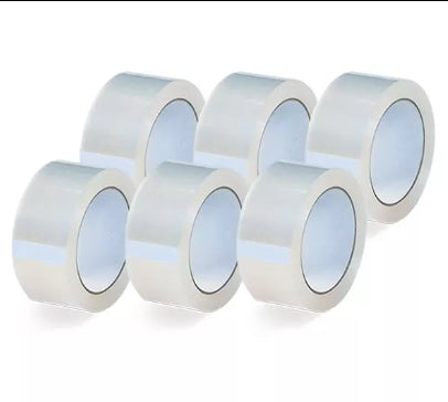Clear Tape Packaging 48mm X 66m Pack of 6