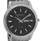 Sekonda Mens Day/Date Black Dial with Stainless Steel Bracelet Strap Watch 1730