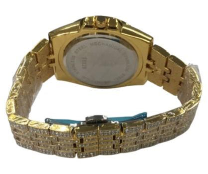 NY London KDW Mens Fashion Bling Assorted Watch Dated Round Dial Bracelet Watch Available Multi Colour