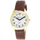 Ravel Mens Basic Classic Bold Easy Read Leather Strap Watch R0125G Available Multiple Colour