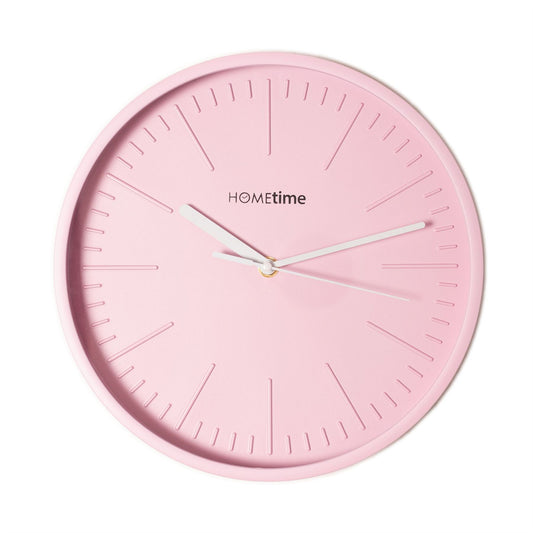 Hometime Round Wall Clock 28 cm - Pink