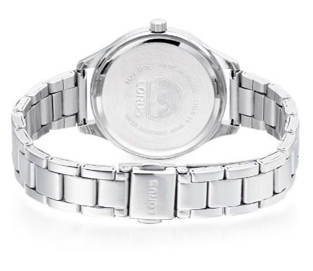 Lorus Ladies Bling Fashion White Mother of Pearl Stainless Steel Bracelet Watch