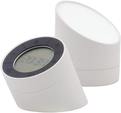 Acctim Jowie Dual Digital Alarm Clock/Nightlight Superbrite with Light Touch Sensor Available Multi Colour