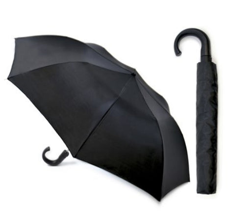 MEN'S AUTO FOLDING UMBRELLA IN BLACK