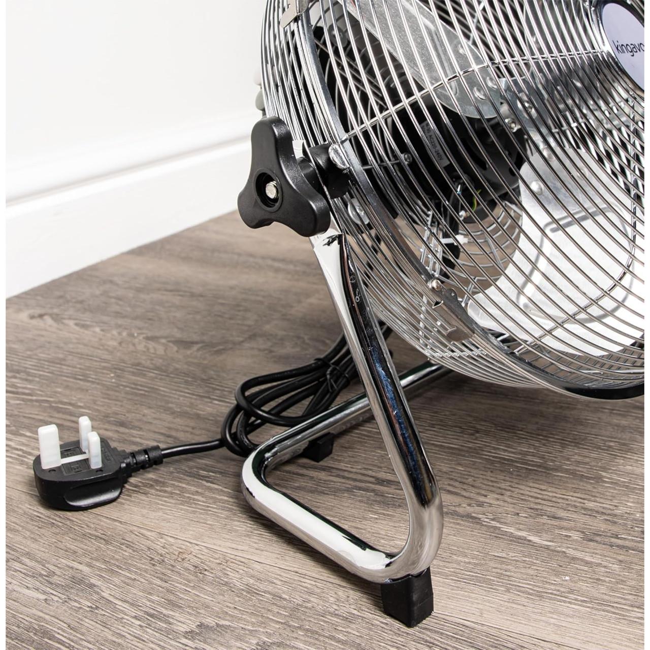 Kingavon Super Powerful 100W 18" Metal Floor Fan