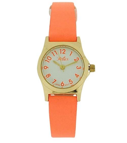 Reflex Girls Ladies White Dial Leather Strap Available Multiple Colour Strap Watch 1013