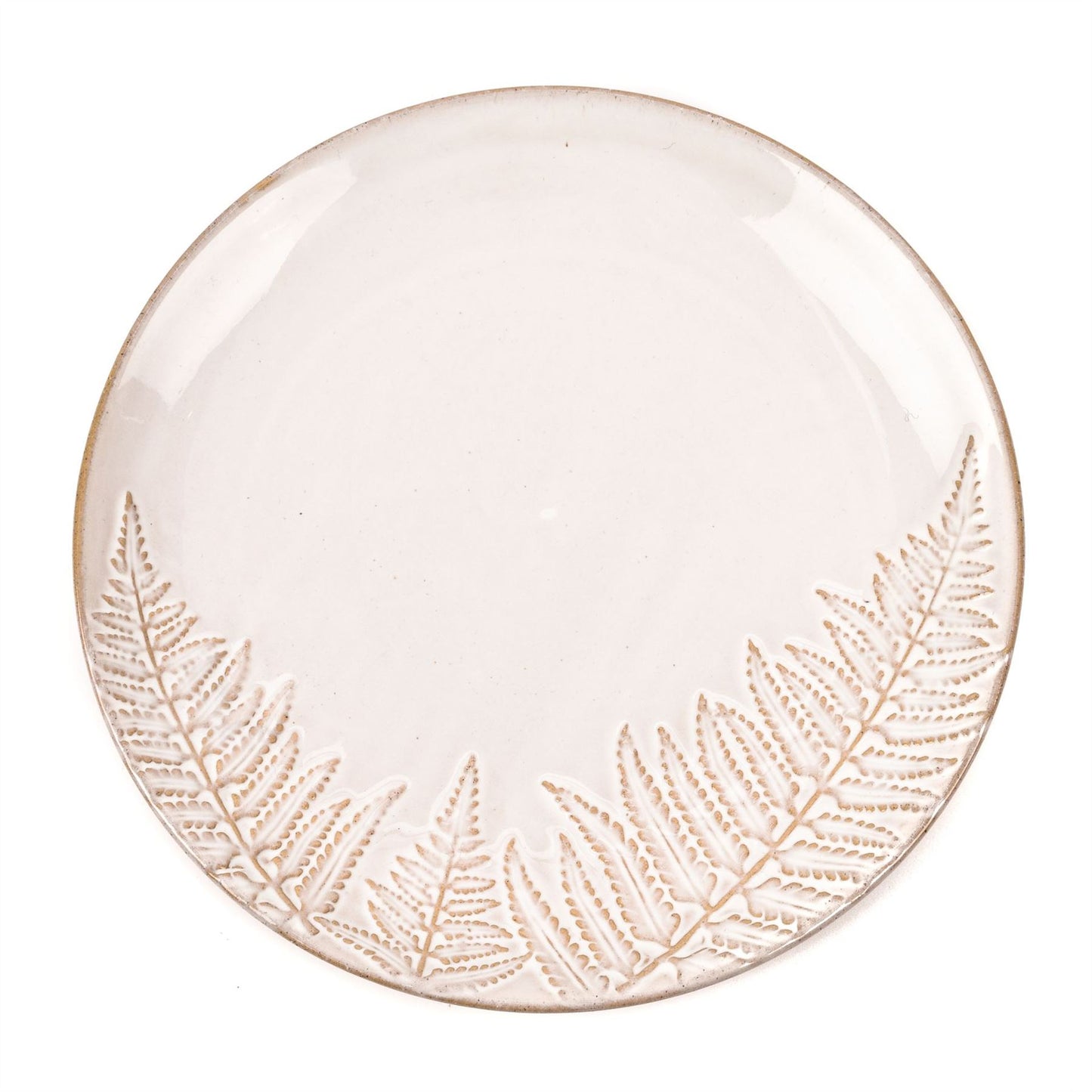 Hestia Set of Debossed Fern Plates 23cm