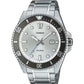 Casio Mens Dated Dial Stainless Steel Watch Available Multiple Colour