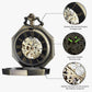 Boshiya Mens Mechanical Hand Winding Half Hunter Steampunk Bronze Pocket Watch