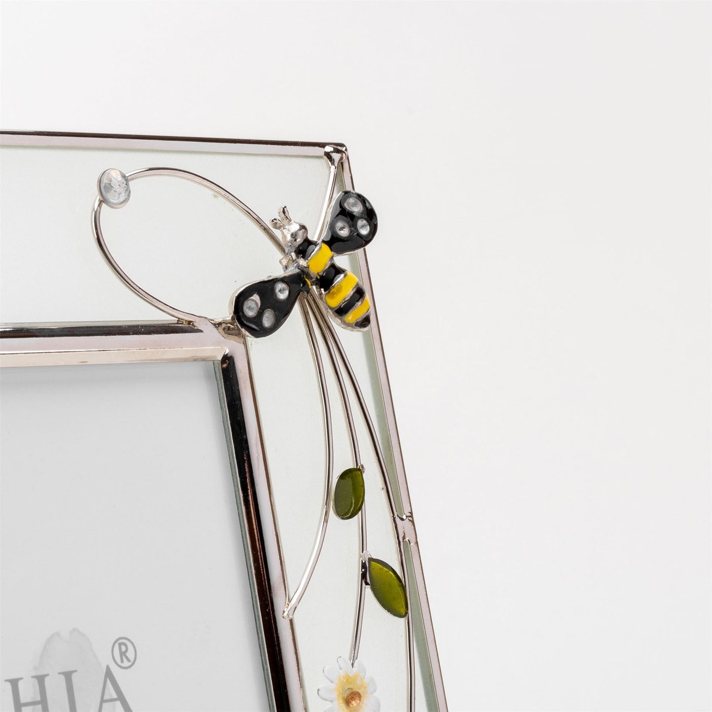 Sophia Classic Glass & Wire Bumble Bee Frame 4" x 6"