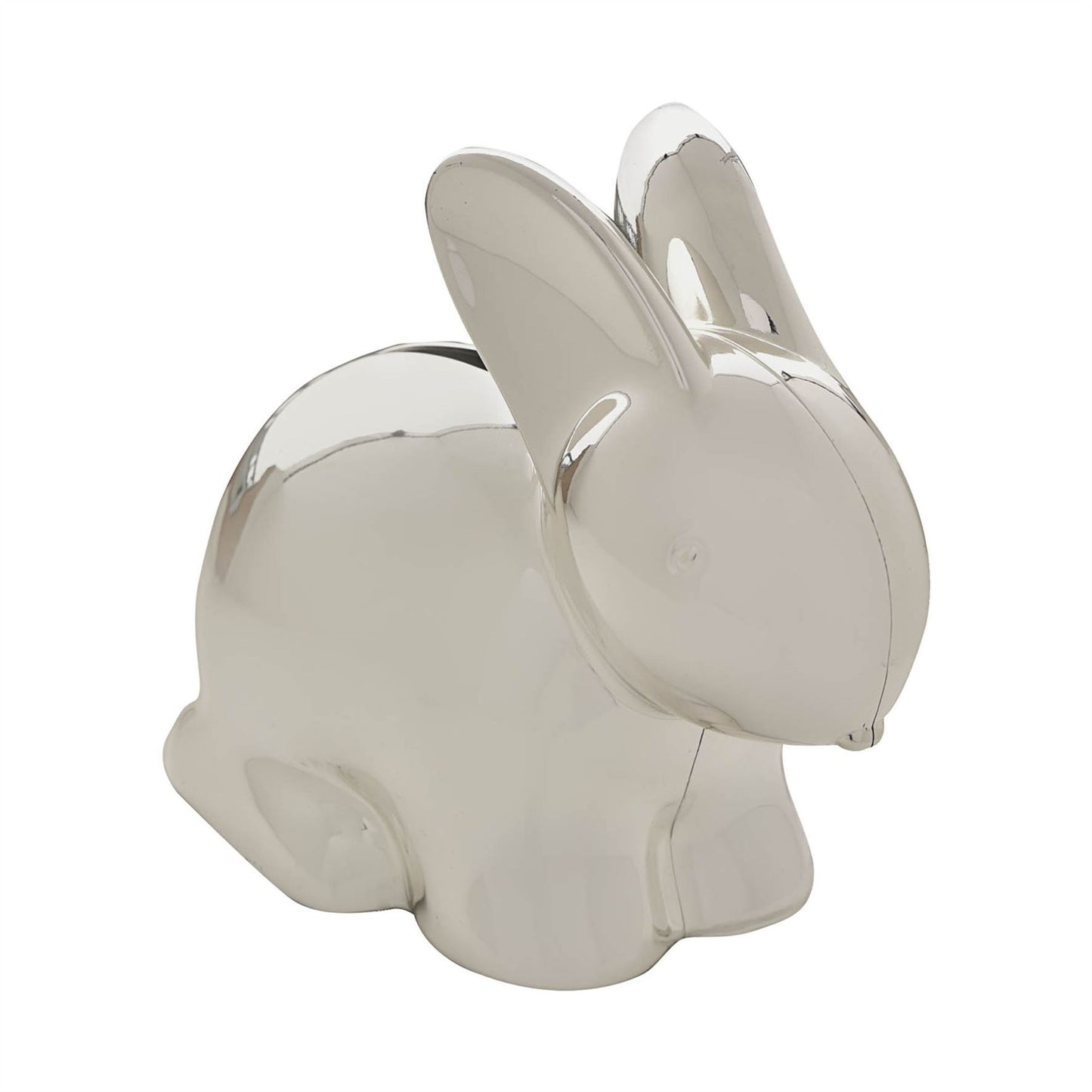 Bambino Silver Plated Rabbit Money Box