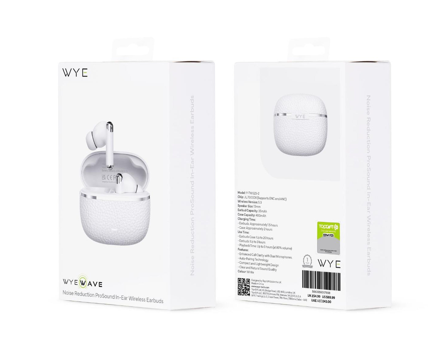 Wye Noise Reduction ProSound In-Ear Wireless Earbud