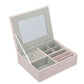 Sophia Large Leatherette Pink Jewellery Box