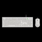 Panther Force Wired Keyboard & Mouse Set - White PF290