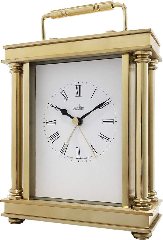 Acctim Marlow Gold Colour Carriage Clock 37048