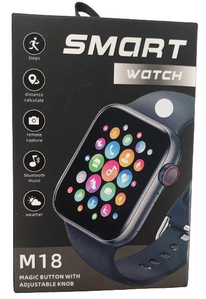 M18 Mens / Ladies Digital Smart Watch Magic Button with Adjustable Knob Sports Rubber Strap Available Multiple Colour