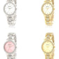 Henley Ladies Fashion Bling Dial & Silver Bracelet Watch H07343 Available Multi Colors