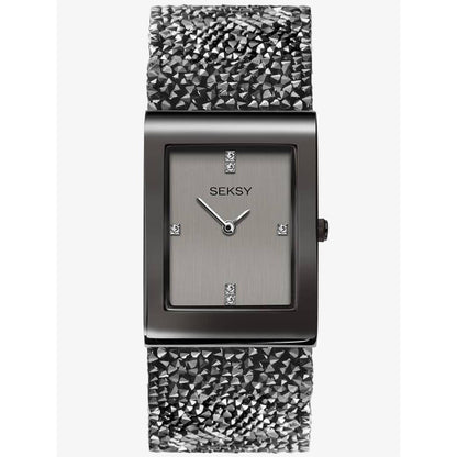 Sekonda Seksy Rocks® Ladies Watch Grey Case & Leather Strap with Grey Dial 2654