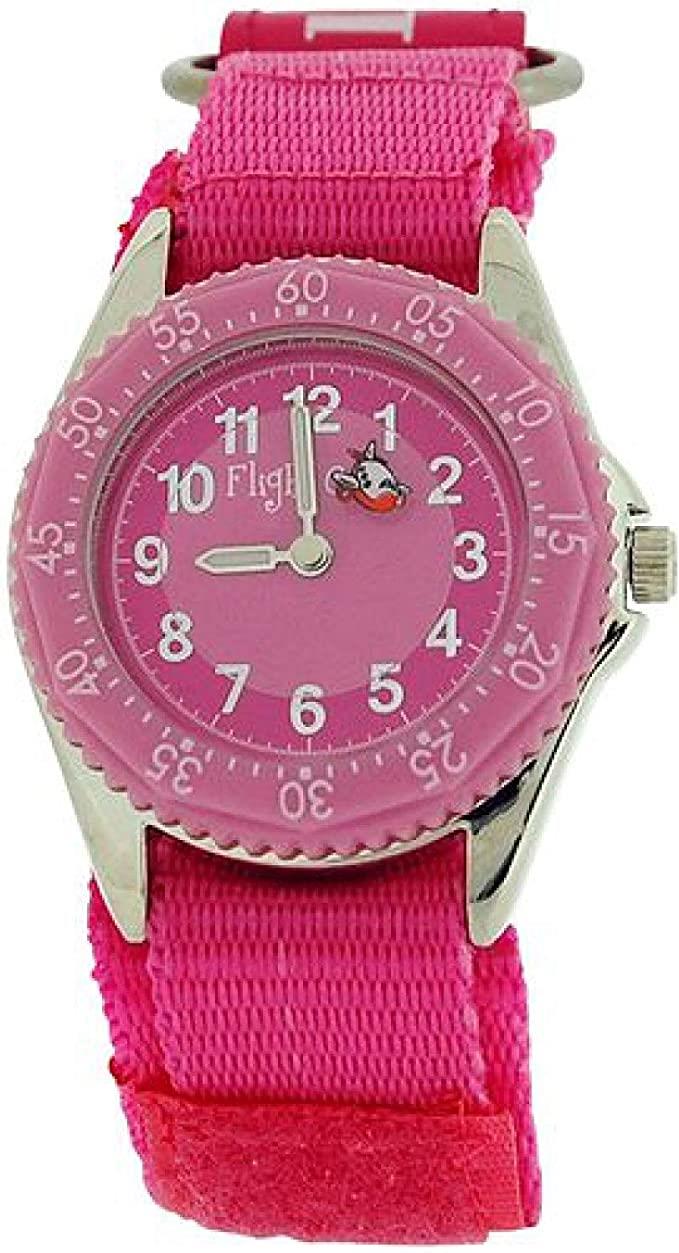 Time Design Children Girls Pink Pilot Design Watch, Badge, Pen & Note Book Gift Set TDX0713K21 - CLEARANCE NEEDS RE-BATTERY