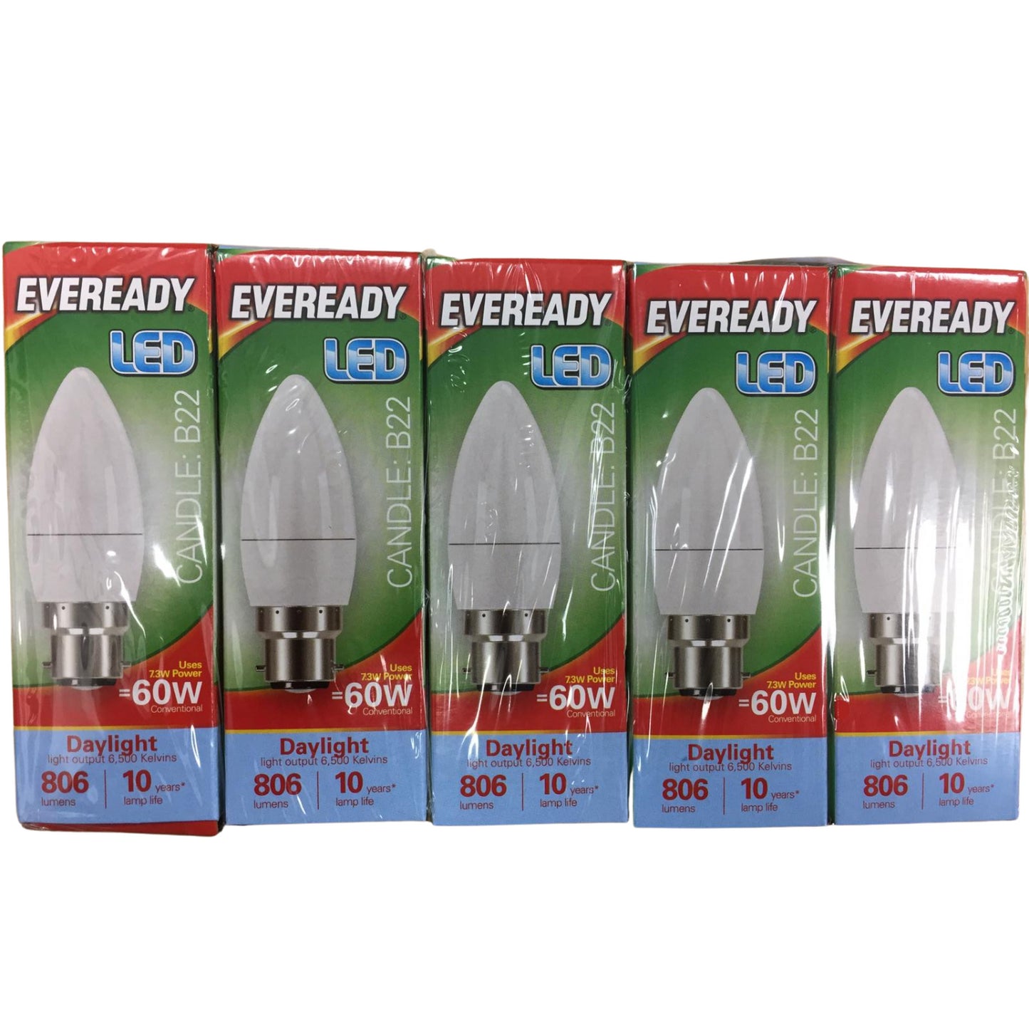 Eveready LED Candle Bulb 806LM Opal B22