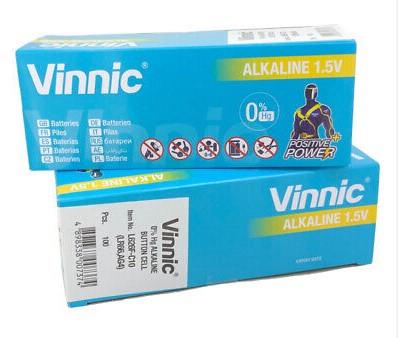 Vinnic L626 AG4 Watch Battery BOX OF 10 (100 Batteries)