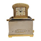 Miniature Clock 2 Tone plated Toast and Toaster Solid Brass IMP1006 - CLEARANCE NEEDS RE-BATTERY