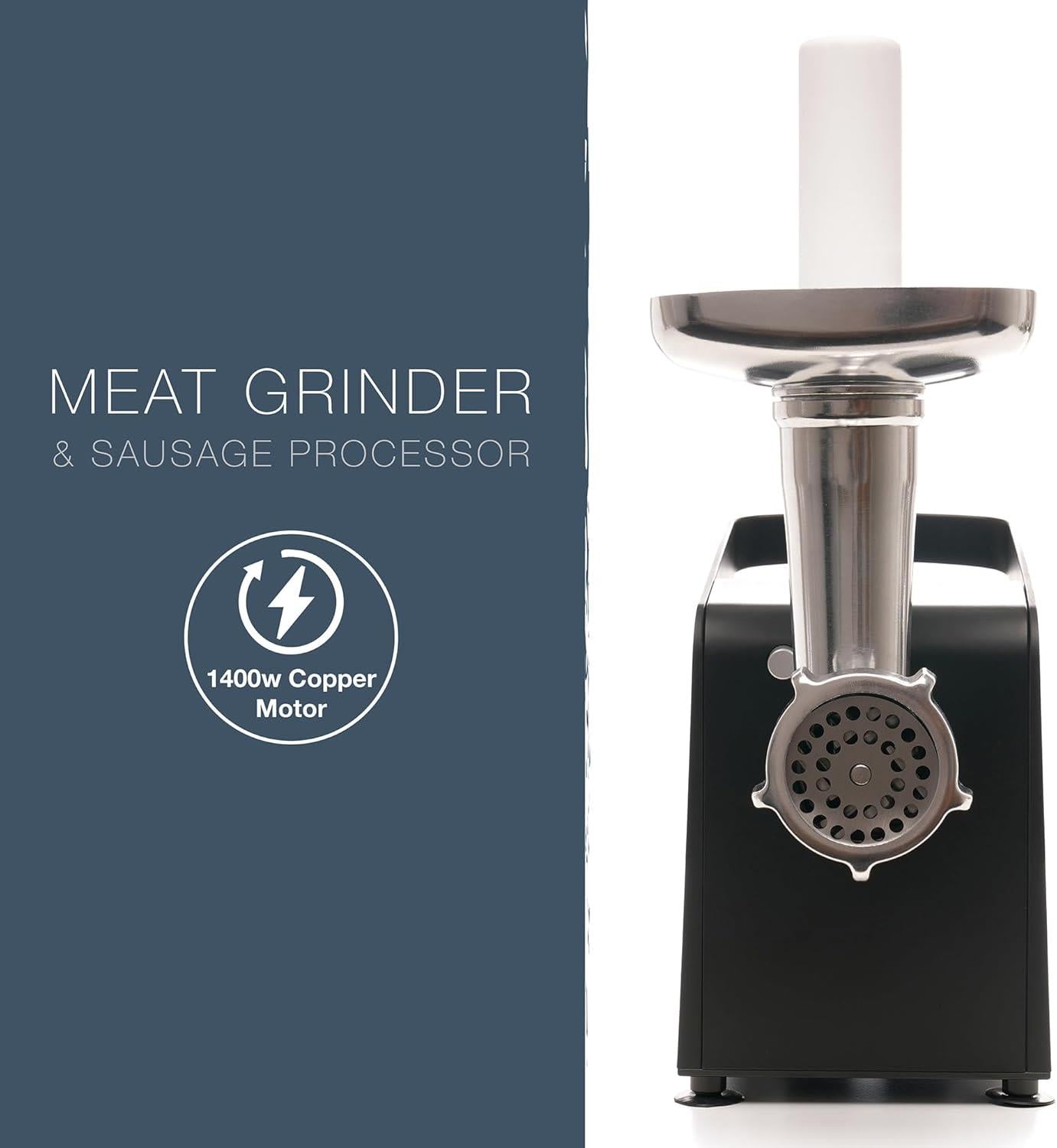 KitchenPerfected 1400w Meat Grinder & Sausage Processor