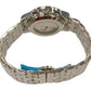 NY London Mens Automatic Bling Dial Analogue Silver Metal Strap Bracelet Watch