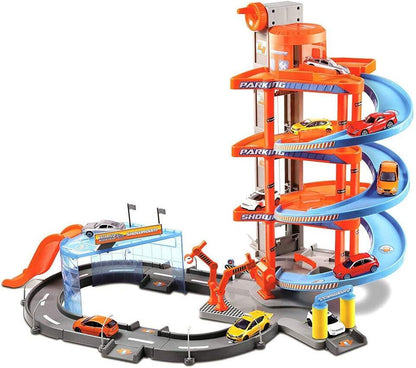 1:43 Street FIRE MEGA Dealer Showroom Garage, Assorted Colours