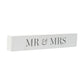 Amore Long Plaque Mr & Mrs