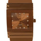 Clasico Ladies Water Resistant Bling Big Square Dial Rubber Strap WatcH  Available Multiple colour