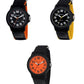 Ravel Men Sports Case Arabic Dial Colour Velcro Strap Watch R1601.65 COL Available Multiple Colour