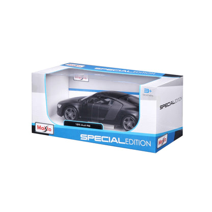 1:24 Dull Black Audi R8  - Diecast Model car Collectables