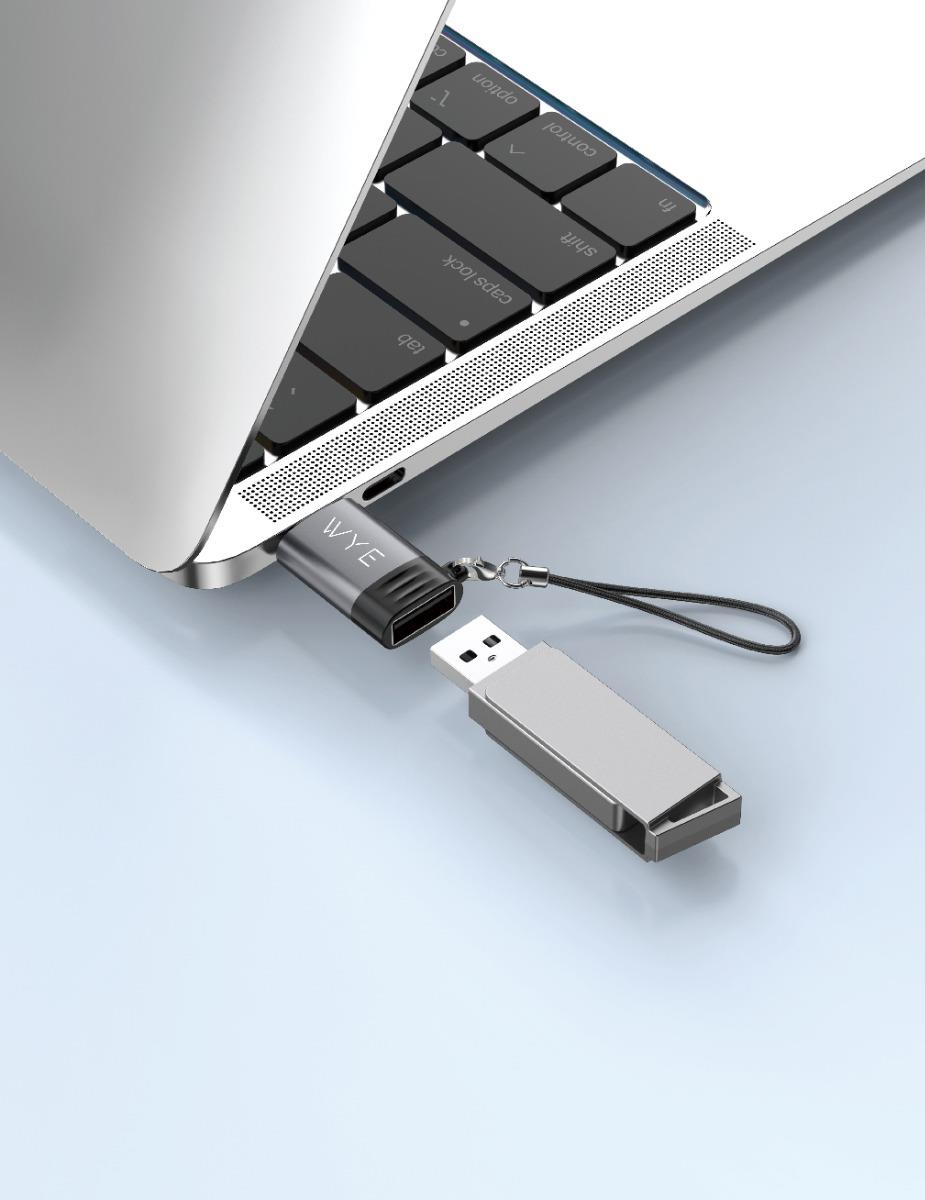 WYEFLOW USB-A to USB-C OTG Adaptor