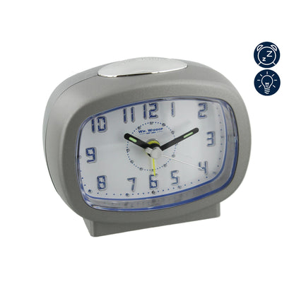 Widdop Qtz Beep Alarm Clock LED Dial/Snooze 9765 Available Multiple Colours