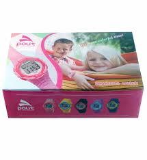 POLIT Kids Analog watch in Tin, assorted stlyes and colours CW-0032