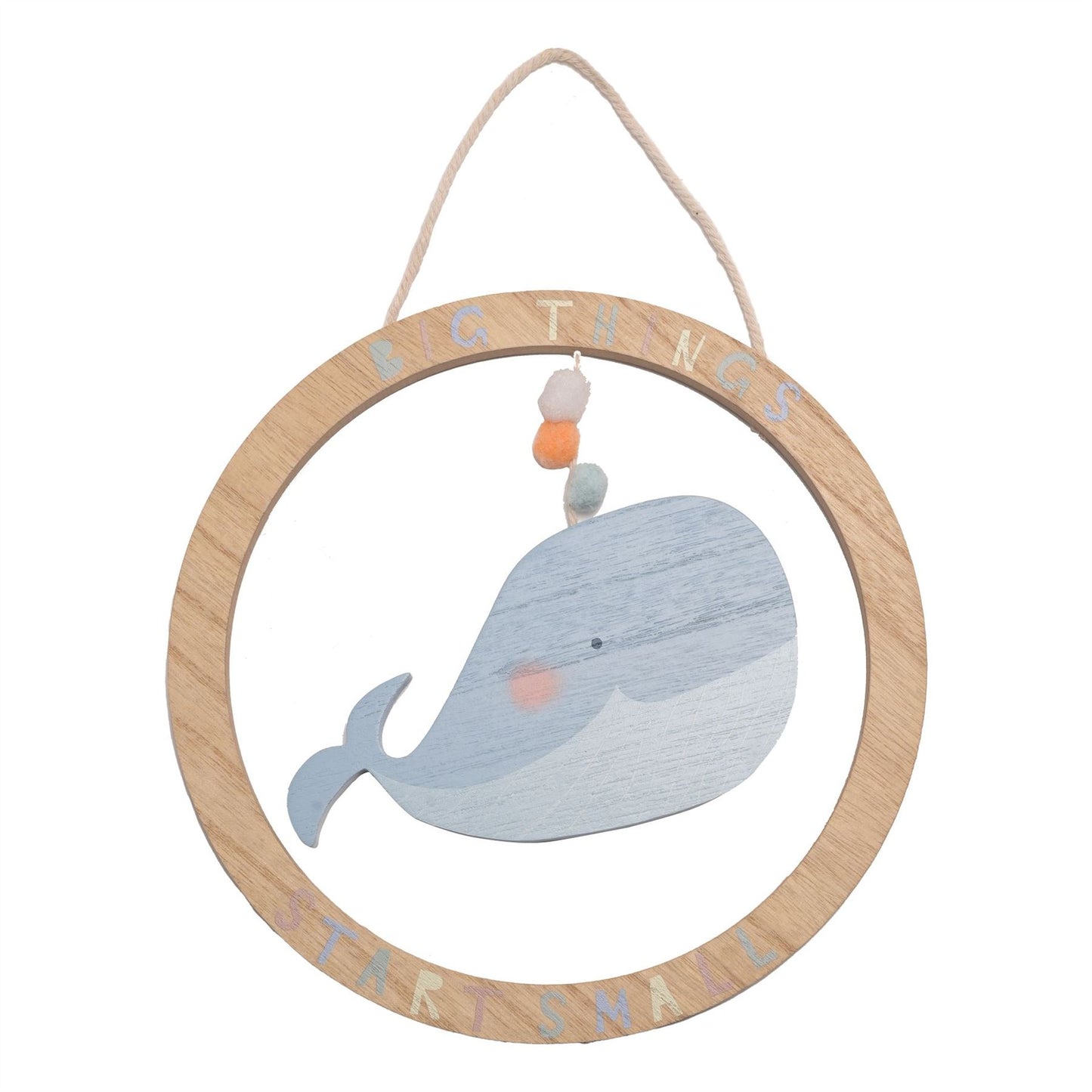 Petit Cheri Whale Plaque 24cm