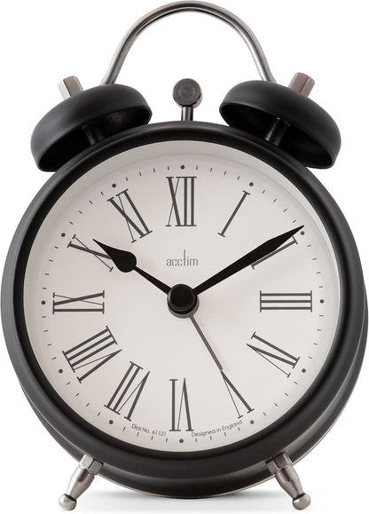 Acctim Shefford 12cm Double Bell Alarm Clock 1638 Available Multi Colour