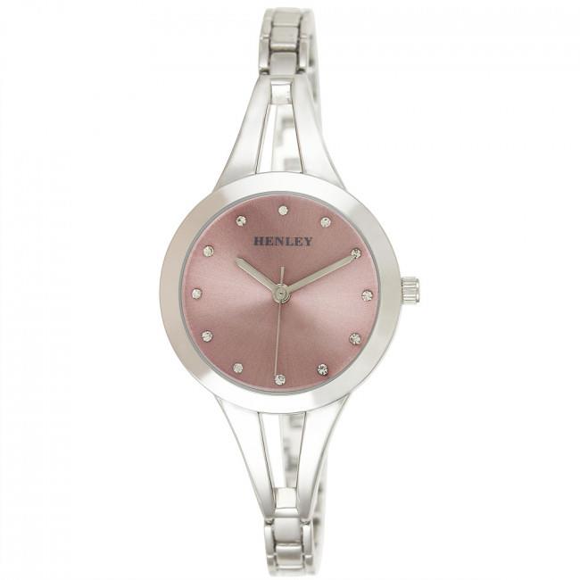 Henley Ladies Classic Half Bangle Watch H07307- Multiple Colour