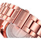 Mark Maddox Ladies Fashion Brown Bling Dial Rosegold Tone stainless steel Bracelet watch  - CLEARANCE NEEDS RE-BATTERY