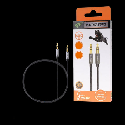 Panther Force 2.2M AUX Cable - Fast Charging & High-Speed Data Transfer
