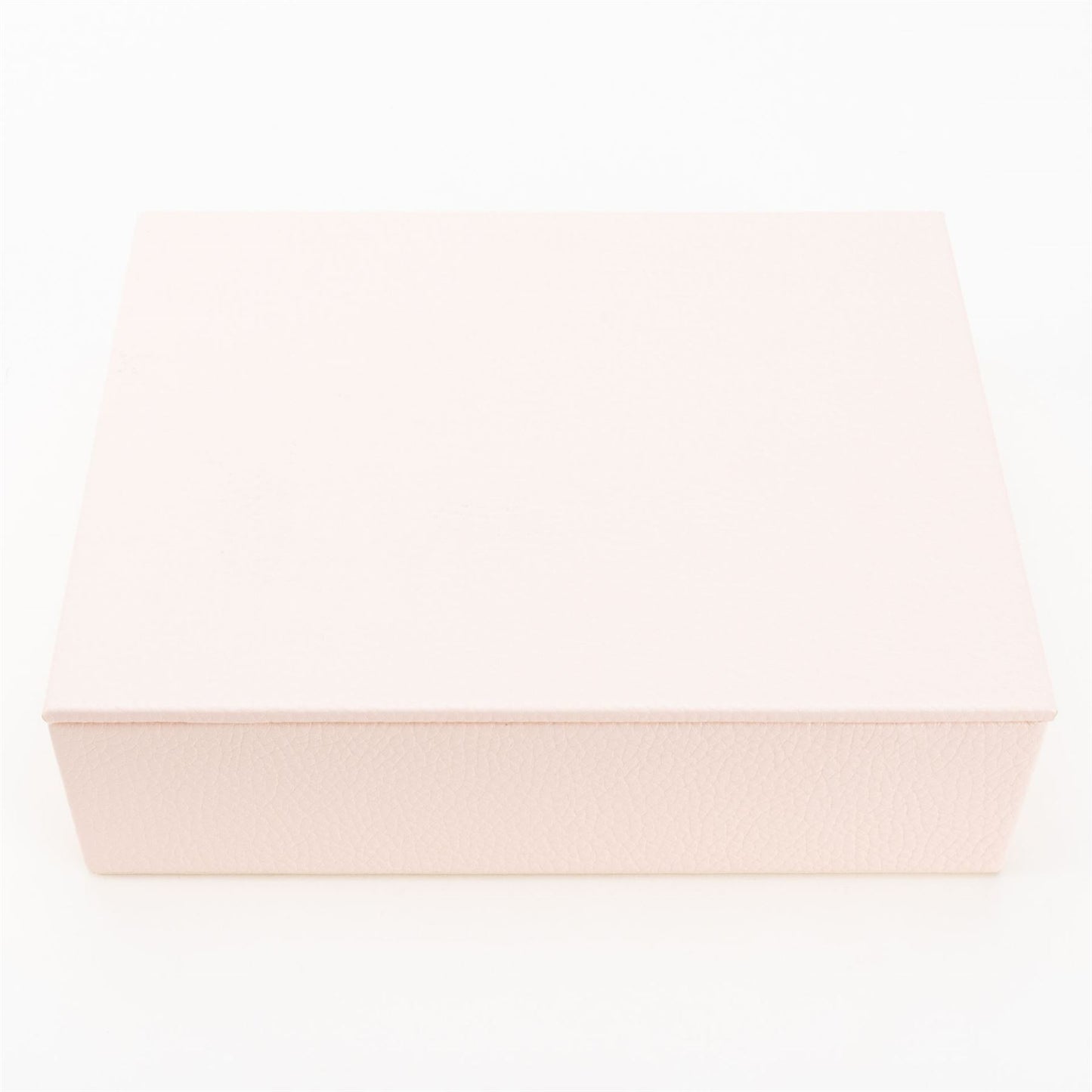 Sophia Medium Leatherette Nude Jewellery Box