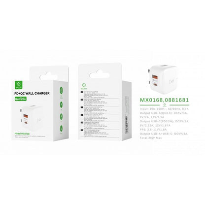 Woox UK Home Charger Type-C, USB, Lightning, Car charger with and without cable 20w