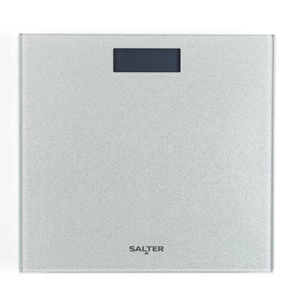 Salter Silver Glitter Electric Bathroom Scale
