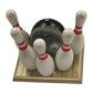 Miniature Clock Rotating Bowling Ball IMP426 - CLEARANCE NEEDS RE-BATTERY