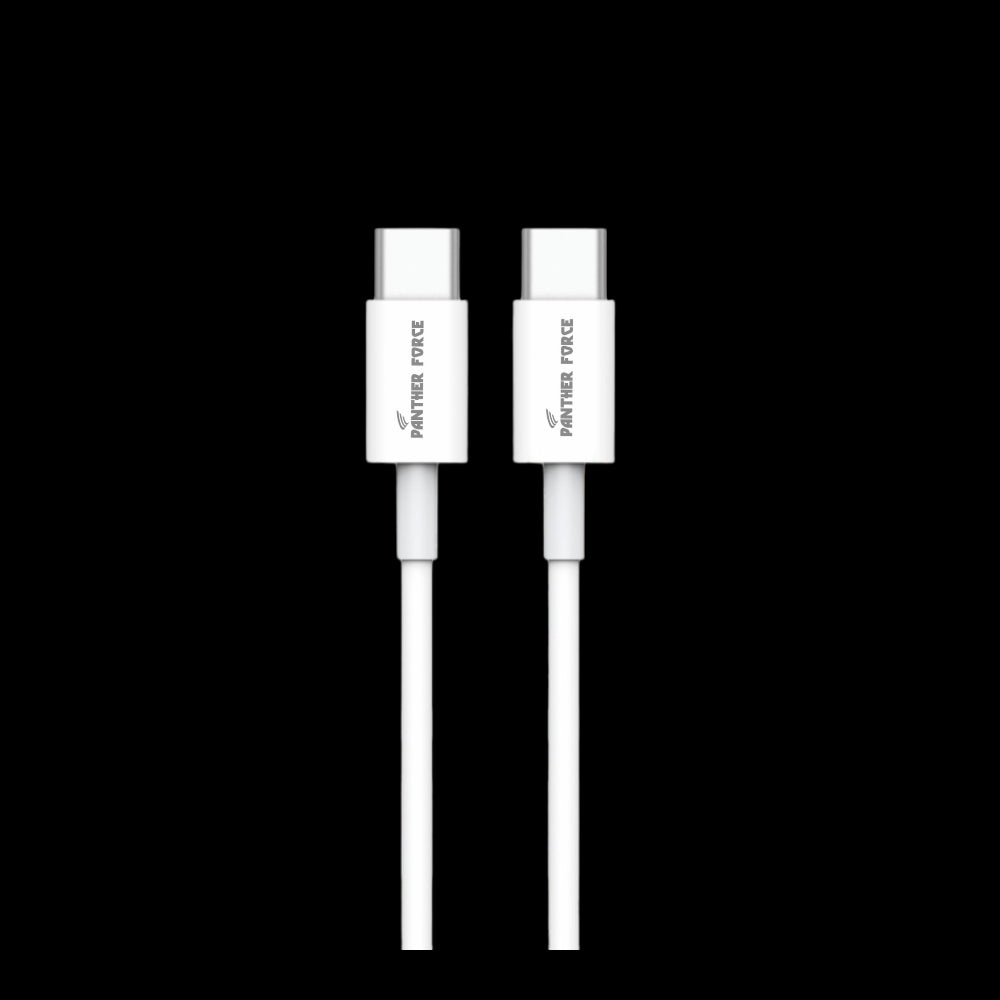 Panther Force Fast Charge & Sync Type C to C Cable – High-Speed Data Transfer