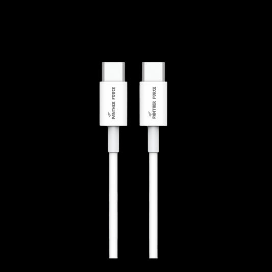 Panther Force Fast Charge & Sync Type C to C Cable – High-Speed Data Transfer